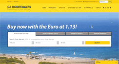 Desktop Screenshot of ga-homefinders.co.uk